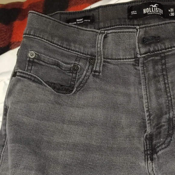 Mens Hollister Jeans sz 31x30 blk - Picture 9 of 11